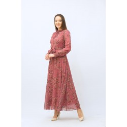  Patterned Rose Dress