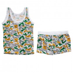 Green and yellow? colorful men's boxer outfit