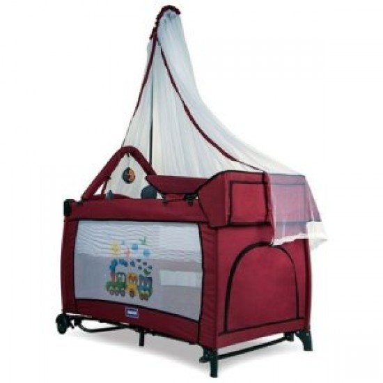 سرير و وحدة مخصصة للعب للاطفال الرضع 